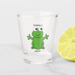 Drinking Alcohol Humour | Funny Toadally Buzzed Shot Glass<br><div class="desc">Add even more cheer to your drinking endeavours with this funny shot glass featuring a cute toad and "Toadally Buzzed" caption.</div>