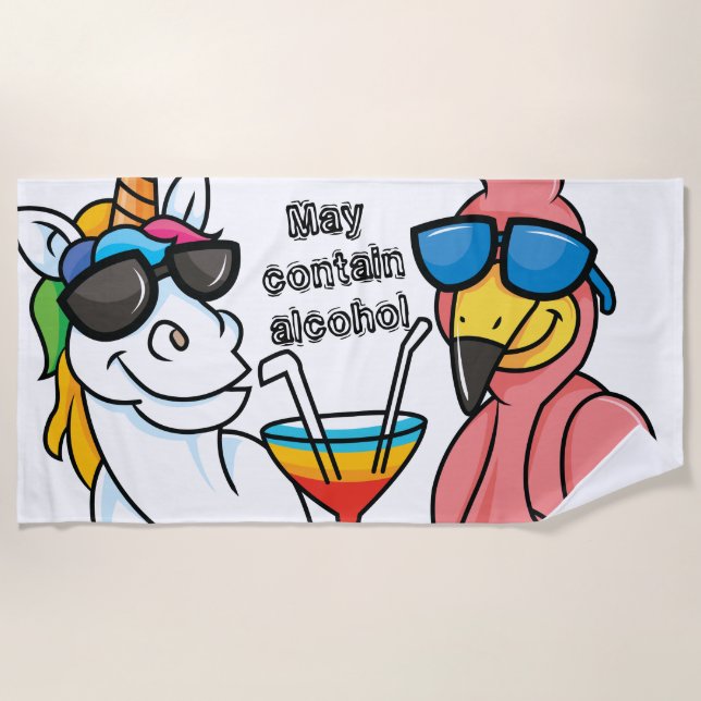 Drinking Beach Towel (Front)