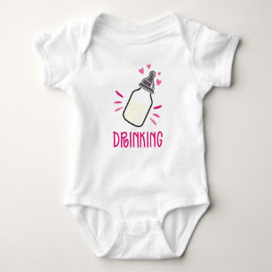 "Drinking" Buddies Twins  Baby Bodysuit