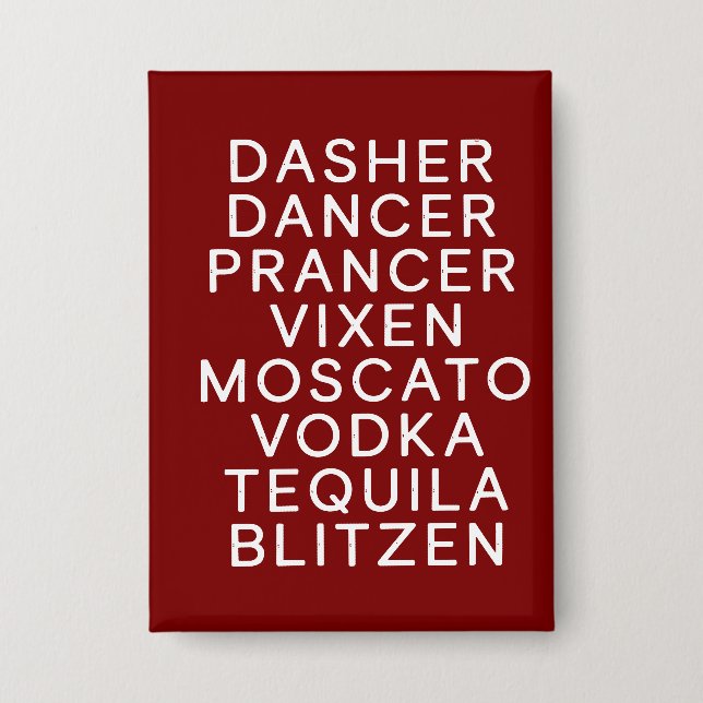 Drinking Christmas Holiday Party Dasher Dancer  (Front)