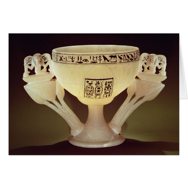 Drinking cup in the form of a half-opened (Front Horizontal)