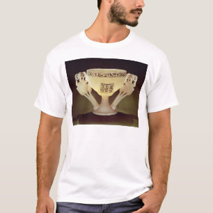 Drinking cup in the form of a half-opened T-Shirt