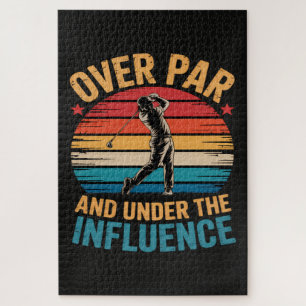 Drinking Funny Golfing Jigsaw Puzzle