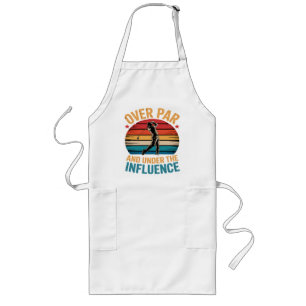 Drinking Funny Golfing Long Apron