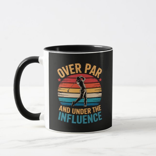 Drinking Funny Golfing Mug (Left)