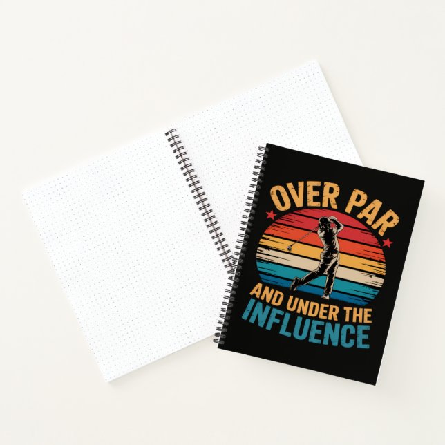 Drinking Funny Golfing Notebook (Inside)