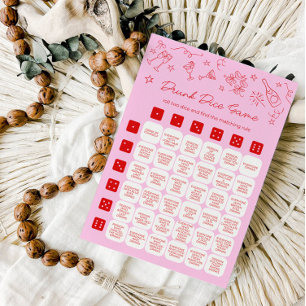 Drinking Game for Hen Party, Bachelorette Game Invitation