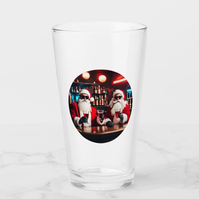 drinking glass Santa (Front)