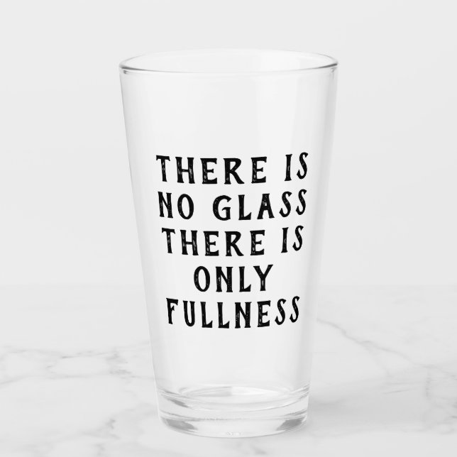 Drinking Glass/Tumbler - Glass of Fullness (Front)