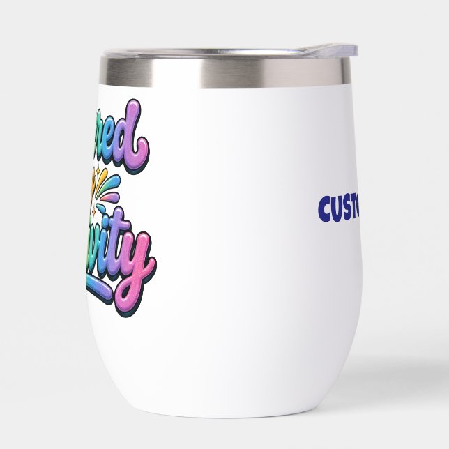 Drinking Glasses - Powered by Positivity (Left)