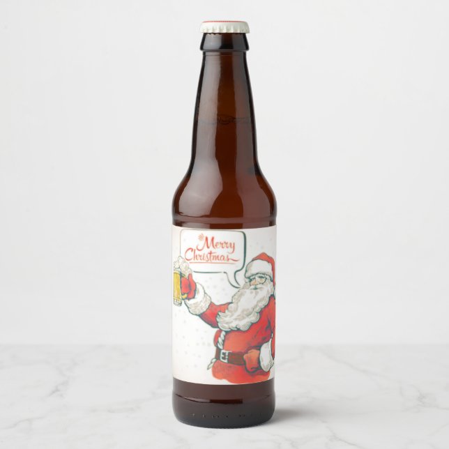 Drinking Santa Labels (Front)