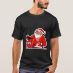 Drinking Santa Wine Lover Christmas Xmas Jingle Ju T-Shirt<br><div class="desc">Drinking Santa Wine Lover Christmas Xmas Jingle Juice</div>
