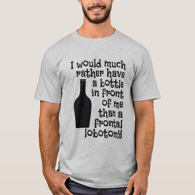 Drinking shirt - choose style & colour (Front)