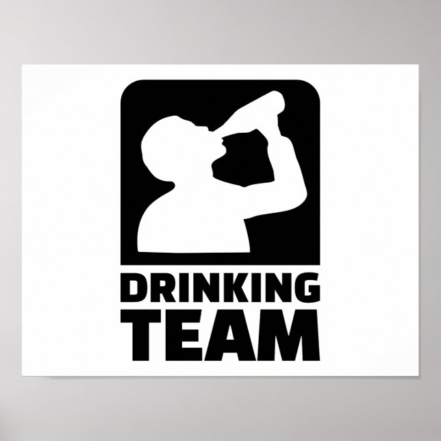 Drinking team poster (Front)