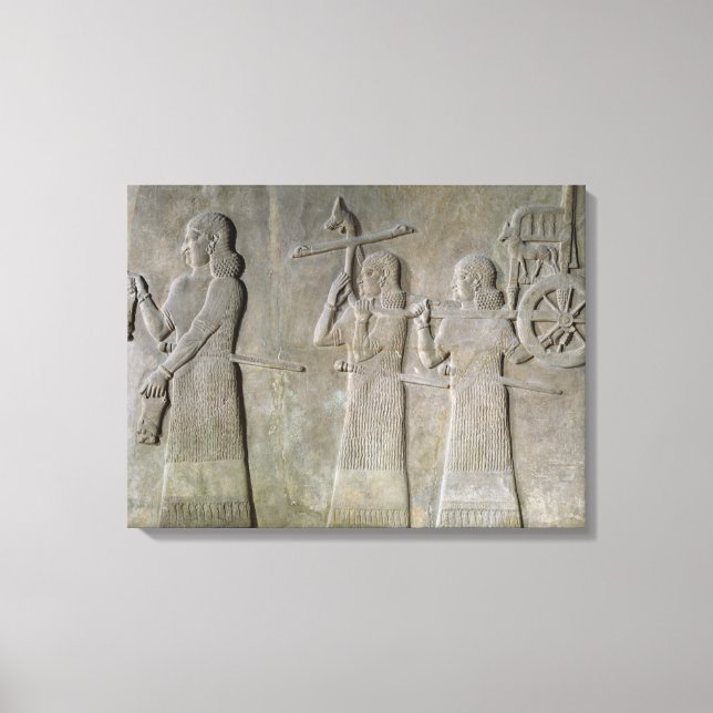 Drinking vessels & the Royal chariot Canvas Print (Front)