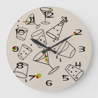 Drinks Acrylic Clock