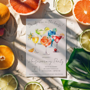 Drinks are on the House!  Cocktail Housewarming  Invitation