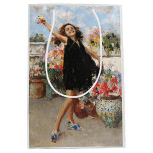 Drinks Celebration Toast (by Vincenzo Irolli) Medium Gift Bag
