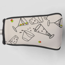 Drinks Golf Putter Cover