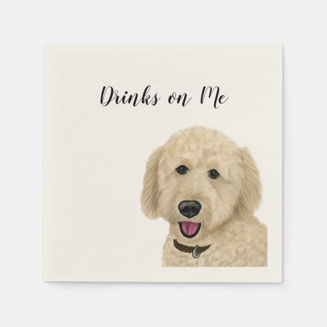 Drinks on Me Napkins (Front)