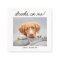 Drinks On Me Simple Photo Cute Fun Dog Pet Wedding
