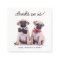 Drinks On Us Simple Photo Cute Fun Dog Pet Wedding