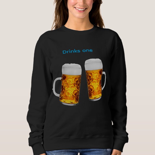 Drinks one hoodies women 2026 (Front)