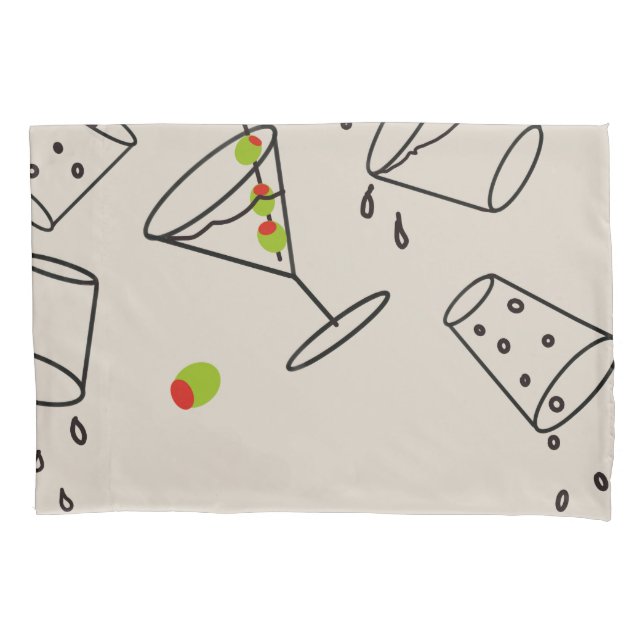 Drinks Pillowcases (Front-Left)