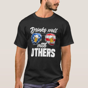 Drinks Well With Others 4th Of July Drinking T-Shirt