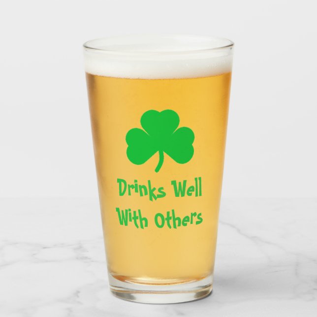 Drinks Well With Others Glass (Front Filled)