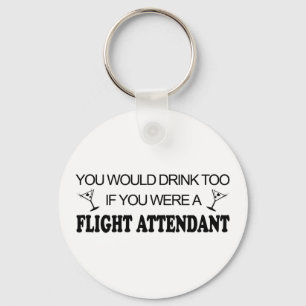 DrinkToo - Flight Attendant Key Ring