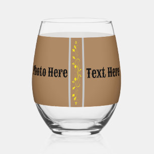Drinkware Brown black Wine Glass photo text.