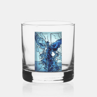 Drinkware Set Blue Angel Whiskey Glass