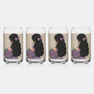 Drinkware Set Can Glass