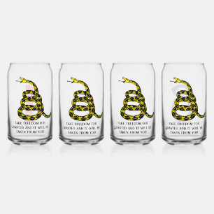 Drinkware Set Can Glass