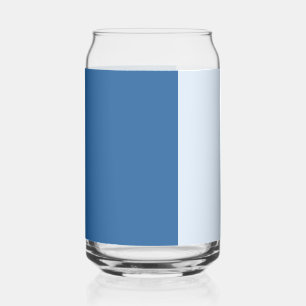 Drinkware Set Dark Blue Light Blue Can Glass