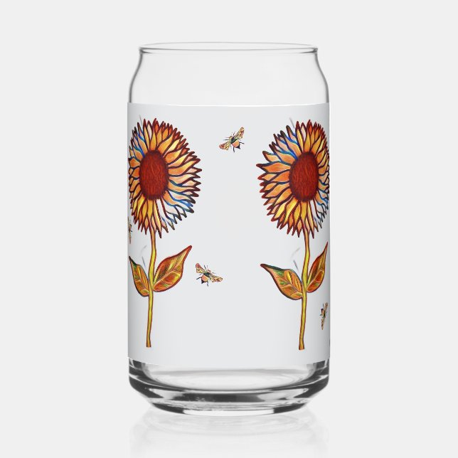 Drinkware Set Glasses Sunflowers (Front)