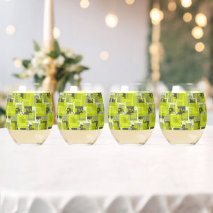 Drinkware Set Stemless Wine Glass