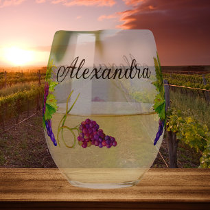 Drinkware Set Stemless Wine Glass