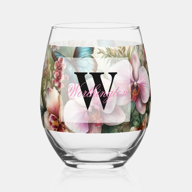 Drinkware Set Stemless Wine Glass (Front)