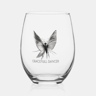 Drinkware Set Stemless Wine Glass