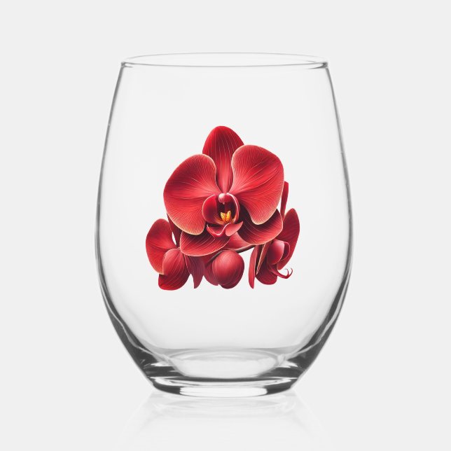 Drinkware Stemless Wine Glass (Front)