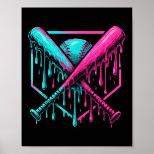 Drip Boys Baseball Bat And Poster