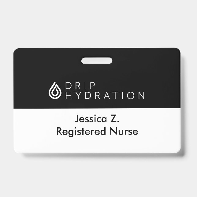 Drip & CMD Badge (back and front) ID Badge (Front)