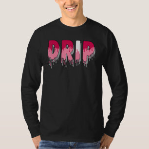 Drip Dripping Coral Chalk 1s Matching T-Shirt