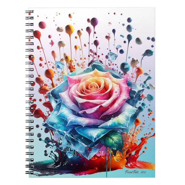 DRIP DROP ICE ROSE NOTEBOOK (Front)