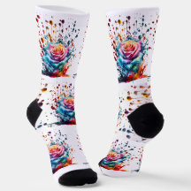 DRIP DROP ICE ROSE STYLED BY TRREAL SOCKS