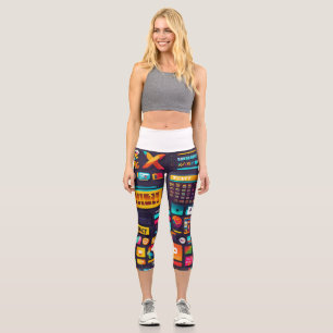 Drip 'n' Graff Tees: Wear the Art Capri Leggings