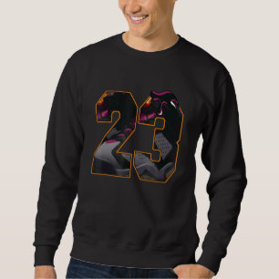 Drip Number 23 Retro Bordeaux 6s Matching Sweatshirt