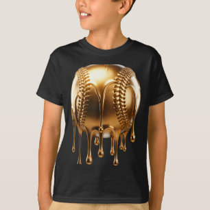 Dripng Gold Drip Baseball Game Day Player Coach Ba T-Shirt